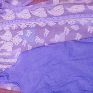 Chikankari kurti With Inner