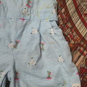 Two Dungarees For Little Girl