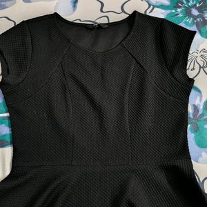 A-Line Black Dress | L