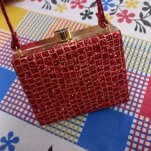 Red Hot Designer Bridal Bag