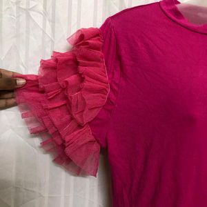 Pink Stylish Top For Women