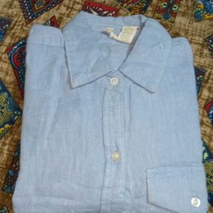 Sky Blue Long Shirt Fir Women