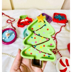 Handmade Christmas Themed Clay Trinket