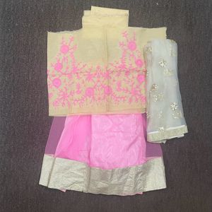 Brand New Beautiful Semi-stitched Lehenga Choli