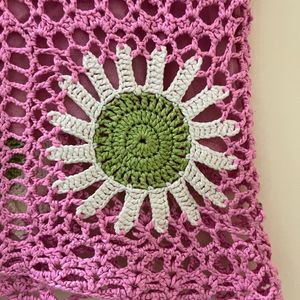 Pink Crochet Top