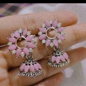 Cute Earring And Jhumka Combo