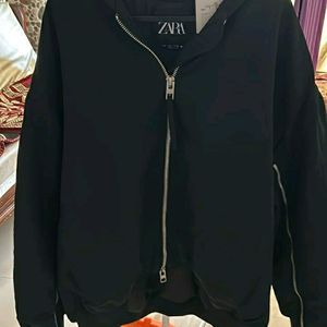 ZARA Oversized Nylon Bomber Jacket (New with tags)