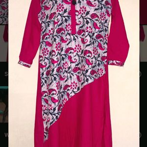 Funky Double Layer Cotton Kurta