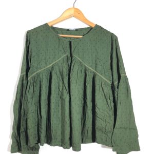 Olive Green A-Line Top(Women’s)