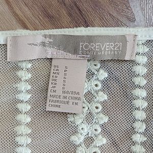 FOREVER 21 Women Cream Top