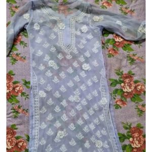 A beautiful Chikankari Kurta