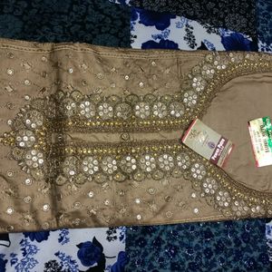 Un Stitched Cotton Suit With Dupatta