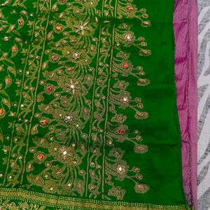 Zardoji Maggam Work Design Saree