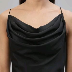 A-line Black Dress