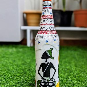Handpainted Bottle Art