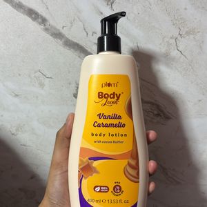 Vanilla caramel body lotion with cocoa butter