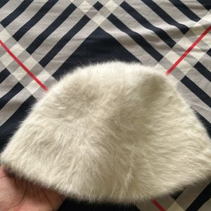 high quality fur beret cap