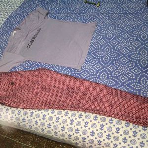 Women Trouser Qnd T Shirt Free