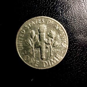 Inverted Mint Error USA One Dime Coin 1966