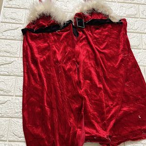 Fur Velvet Xmas Outfit