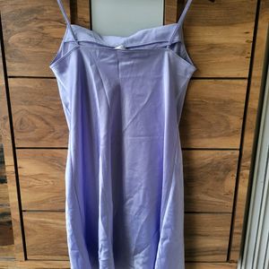 Satin Lavender Dress