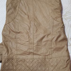 Brown Colur Lether Jacket