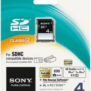 Sony SF-4N4 4 GB SDHC Card