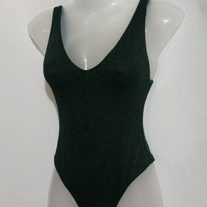 BRAND NEW SHIMMERY GREEN BODYSUIT