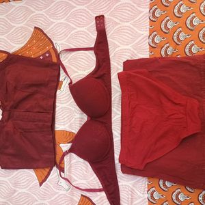 Combo Pack Of Blouse Bra Penty Peticourt