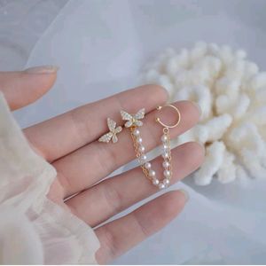 Butterfly Alloy Cuff Earring