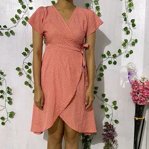 Wrap Pink Dress