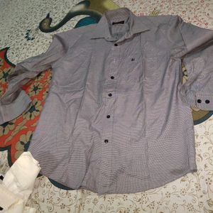 Men Full Sleeves Grey Lining Imported Shirt