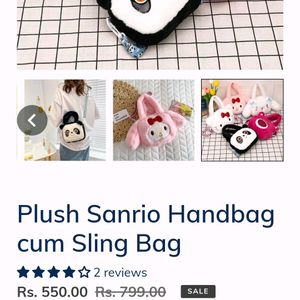 Cinnamonroll Cute Plush Sling Bag 🎀💕