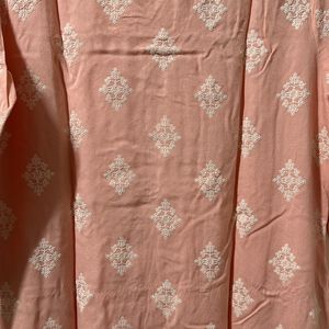 Coral Butter Pink Kurtha