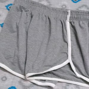 *COMBO* Grey & Black Shorts For Women