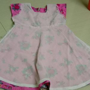 Cotton Frock For 2 Year Kid