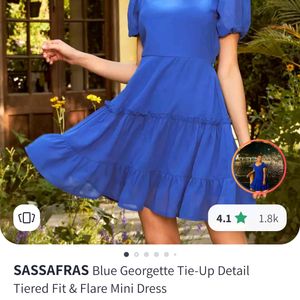 Fit & Flare Mini Dress(Sassafras)