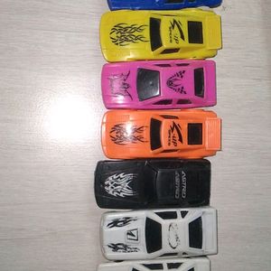 Pack Of 7 Plastic Cars