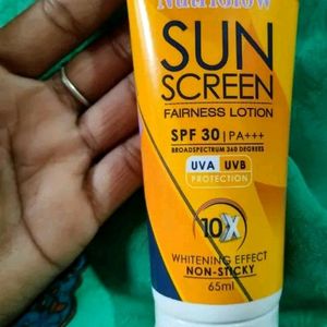 Sunscreen Fairness Lotion