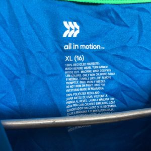 All In Motion Blue Long Sleeve T Shirt