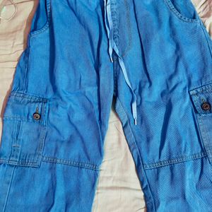 Blue Cargo Jeans