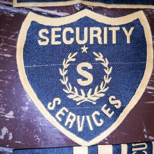 Badge Embroidered Security Guard Badges