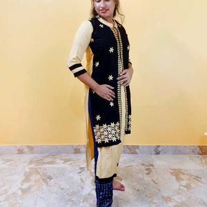 kurti with Jacket Style Dress