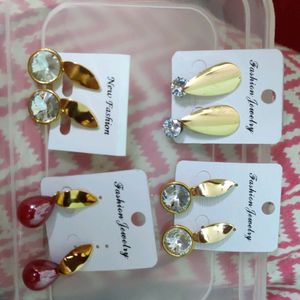 Set Of 4 Traditional Earings