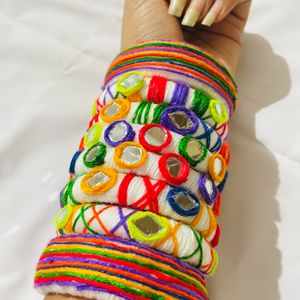 White Rabari Bangles