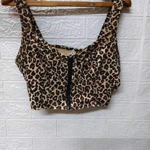 Bold Cheetah Print Bralette - For Large to XL Size