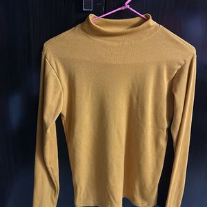 Knitted Mustard Yellow Top