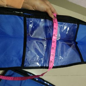 Piece Of 2 Blue Storage Bag For Multipurpose