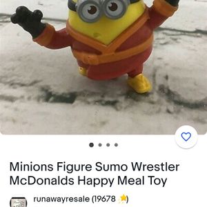 MCD minions figure sumo wrestler toy