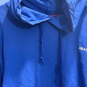 Blue Oversized Hoodie